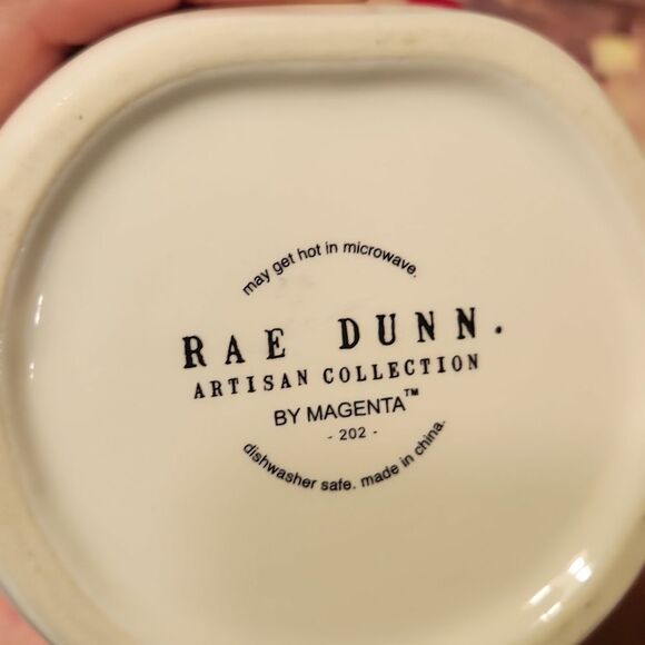 Rae Dunn "Santa's Helper" Mug White w/ Red Lettering - Picture 6 of 6